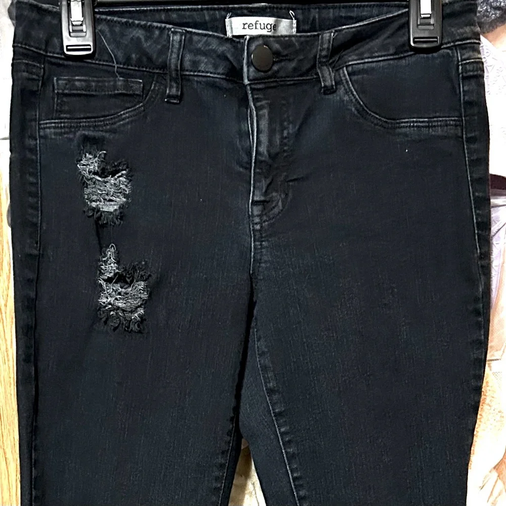 Refuge juniors distressed skinny jeans - Picture 3 of 5